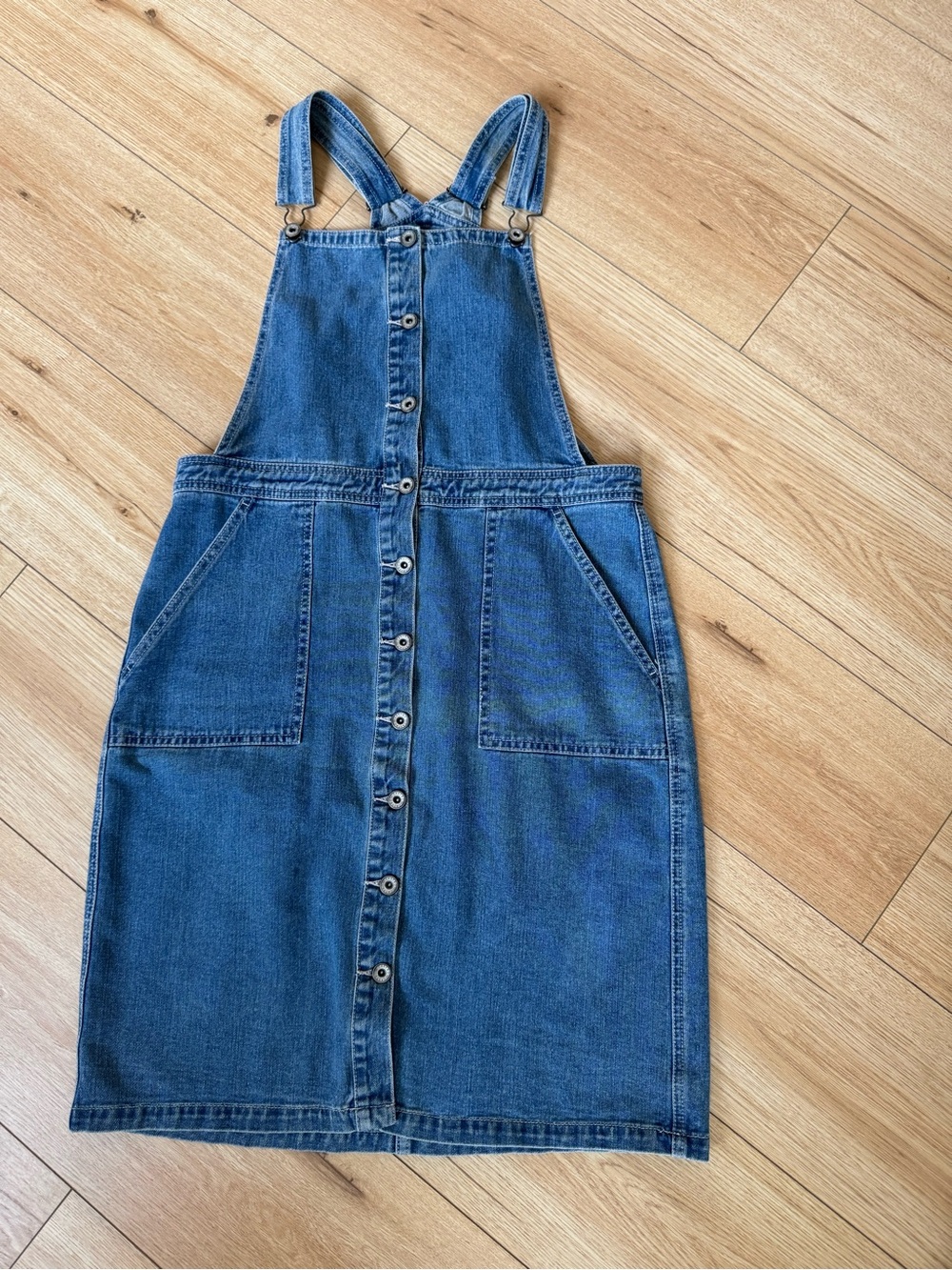 Denim overall dress by Castro Jeans size 10